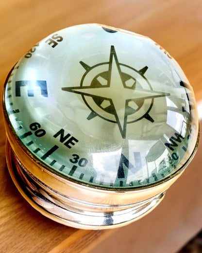 Bailey Compass Clock - Κομψό Ρολόι με Θέμα Πυξίδας με Δυνατότητα Χάραξης